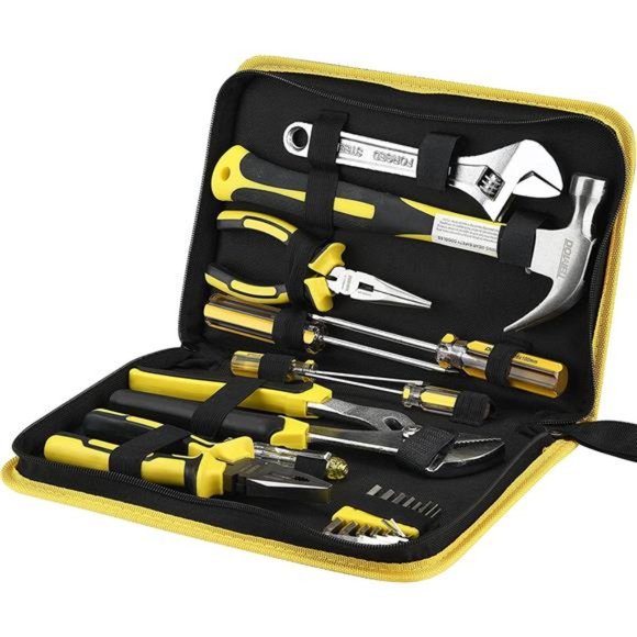 Tool Set Tool Kit 19-Piece Household Tool Kit Set Pliers Screwdriver Set Hex Key - Picture 7 of 7